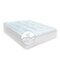 Soft Tex International 75" Reversible Twin Size Quilted Gel Infused Memory Foam Hypoallergenic Fiber Filled Mattress Topper